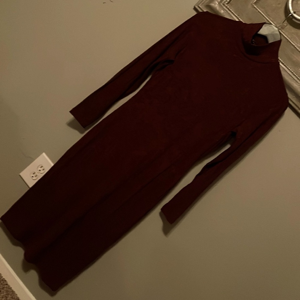 Serena Williams Dresses | Signature Red wine Sweater Dress Size:S